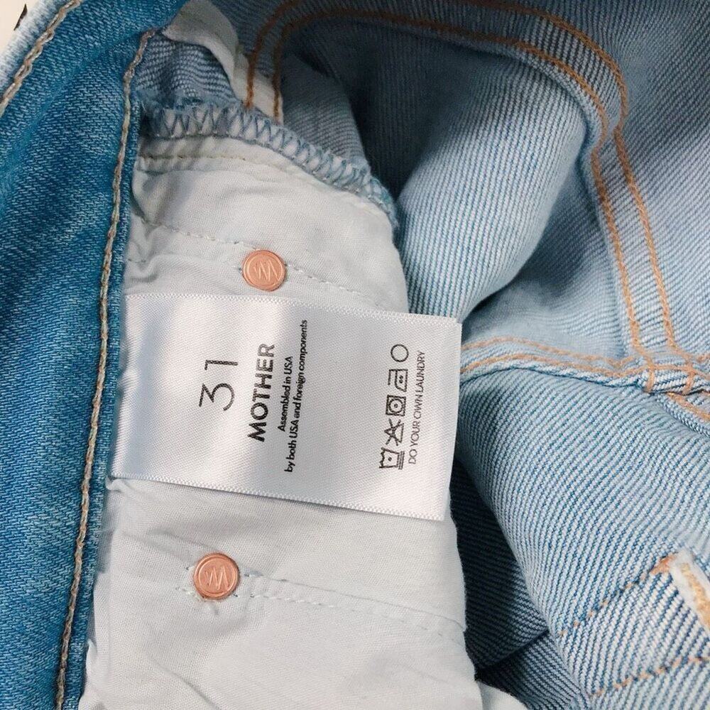 NWT! Mother The Outsider Sneak wide leg Jean In Going Dutch size 31 - Picture 7 of 9